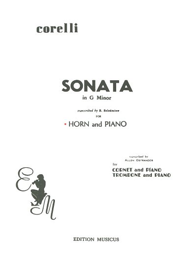 A. Corelli: Sonate in G Minor, HrnKlav (KlavpaSt)