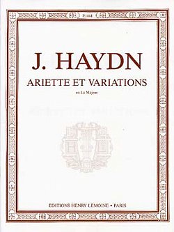 J. Haydn: Ariette et variations en la maj.