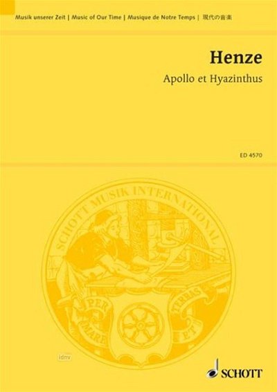H.W. Henze: Apollo et Hyazinthus  (Stp)