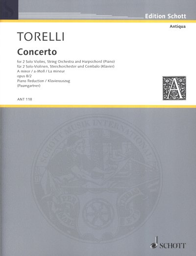 G. Torelli: Concerto op. 8/2, 2VlKlav (KA+St)