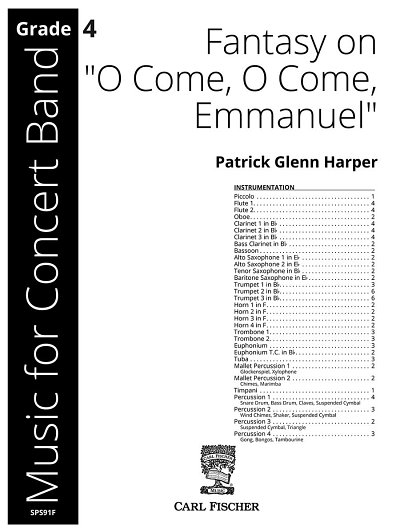 P.G. Harper: Fantasy on "O Come, O Come, Emmanuel"