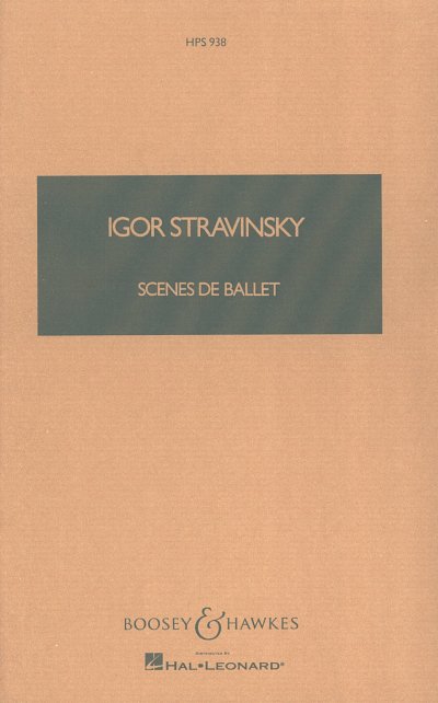 I. Strawinsky: Scenes de Ballet, Sinfo (Part.)