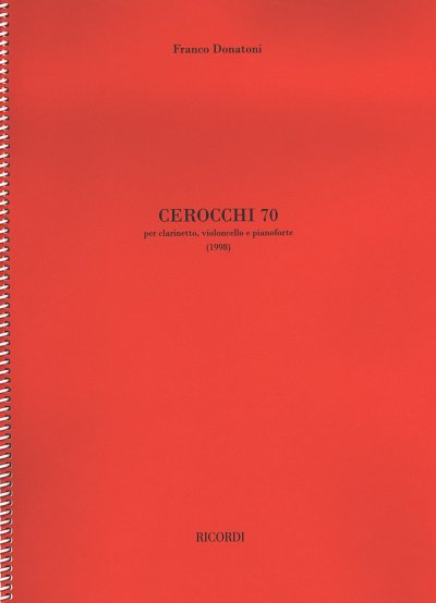 F. Donatoni: Cerocchi 70 (Part.)
