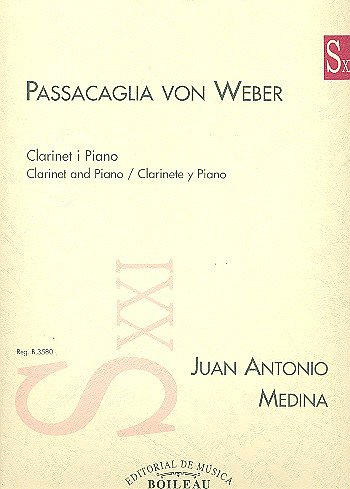 J.A. Medina: Passacaglia von Weber, KlarKlv (KlavpaSt)