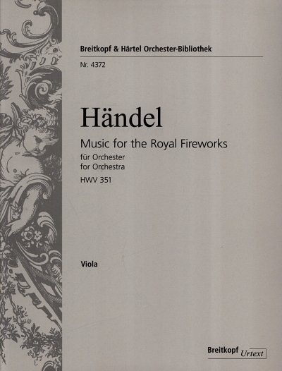 G.F. Haendel: Feuerwerksmusik D-Dur HWV 351, SinfOrch (Vla)