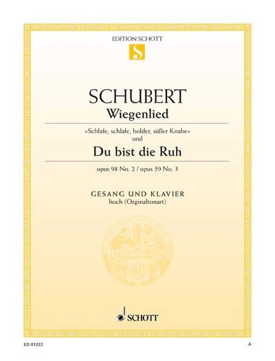 DL: F. Schubert: Wiegenlied / Du bist die Ruh, GesHKlav