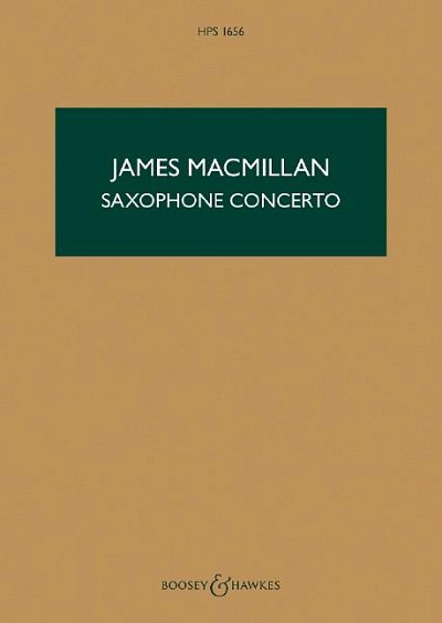 J. MacMillan: Saxophone Concerto (Stp)