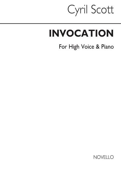C. Scott: Invocation-high Voice/Piano (Key-f), GesHKlav