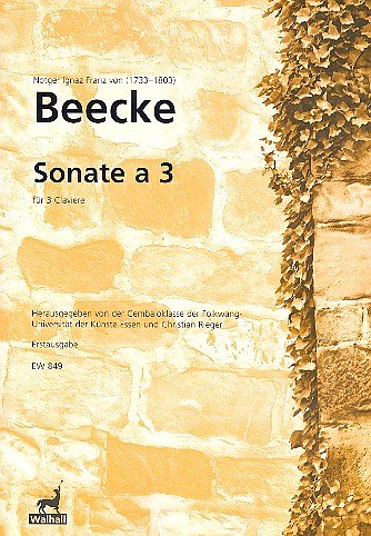 I. von Beecke: Sonate A Tre