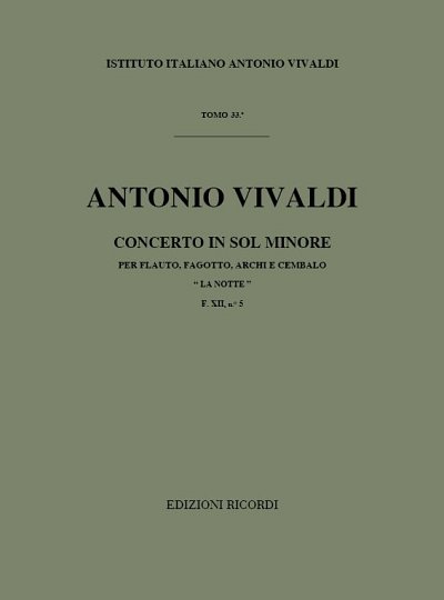 A. Vivaldi: Concerto g-minor RV 104 La Notte