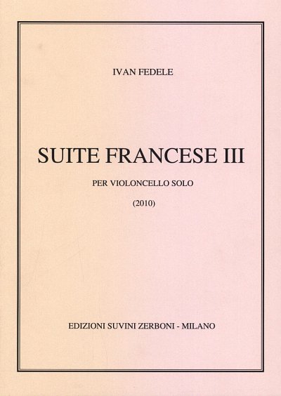 I. Fedele: Suite Francese III, Vc