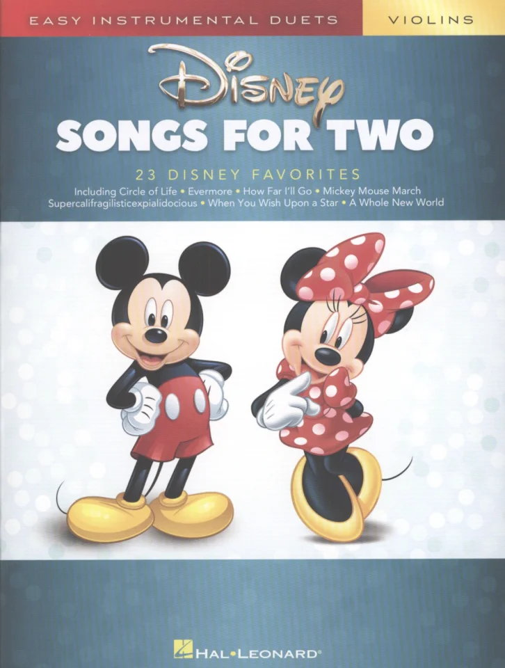 Disney Songs for Two Violins, 2Vl (Sppa) (0)