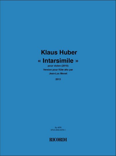 K. Huber: Intarsimile, Fl