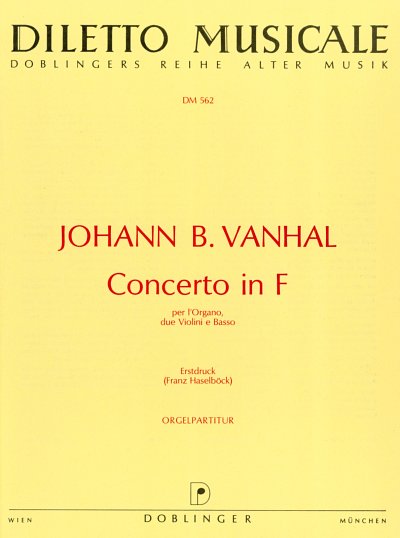 J.B. Vanhal: Konzert F-Dur
