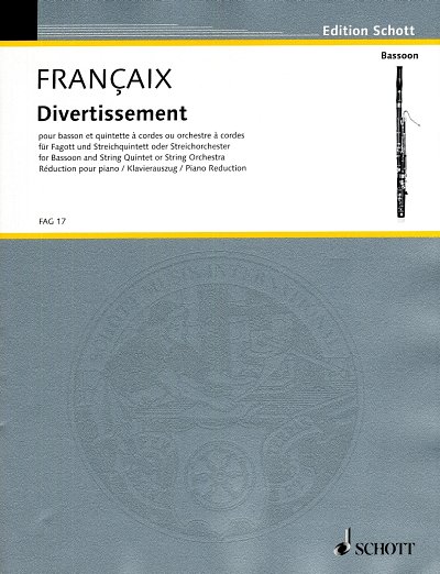 J. Françaix: Divertissement, Fag5Str/Stro (KASt)