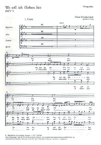 J.S. Bach: Wo soll ich fliehen hin g-Moll BWV 5 (1724)