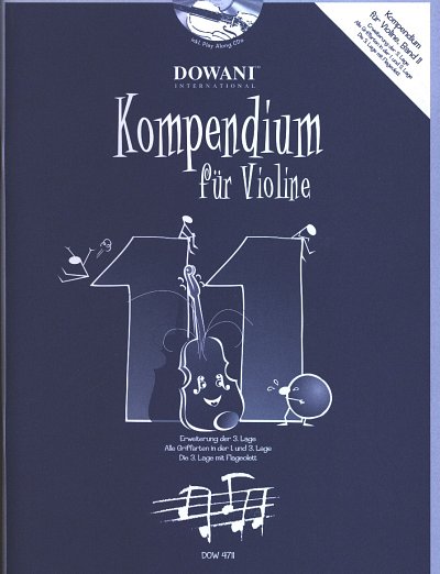 J. Hofer: Kompendium für Violine, Band 11, 1-2Vl (+2CDs)