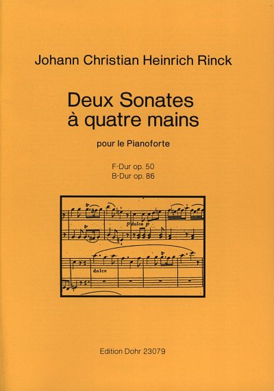 J.C.H. Rinck: Deux Sonates pour Pianoforte à, Klav4m (Part.)