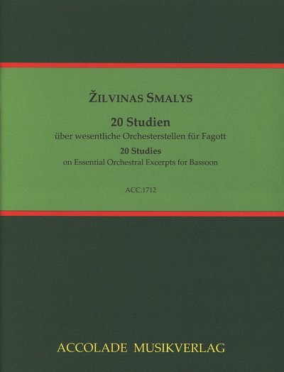 Z. Smalys: 20 Studien über wesentliche Orchesterstellen, Fag