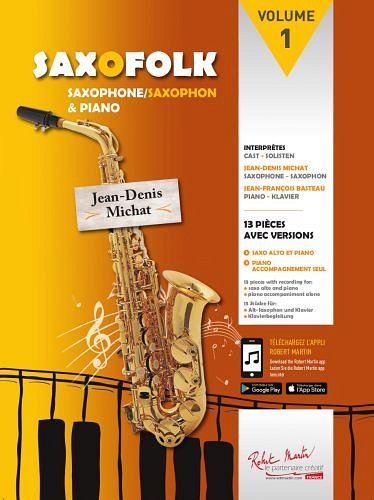 J. Michat: Saxofolk 1, Asax;Klav (KlavpaSt)