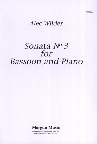 A. Wilder: Sonata No. 3, FagKlav (KlavpaSt)