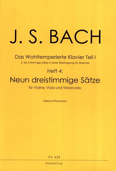 J.S. Bach: 9 dreistimmige Saetze aus dem., Streichtrio (Viol
