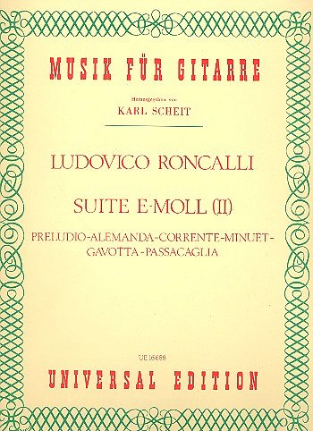 K. Roncalli, Ludovico Conte: Suite Nr. 2 op. 1/2