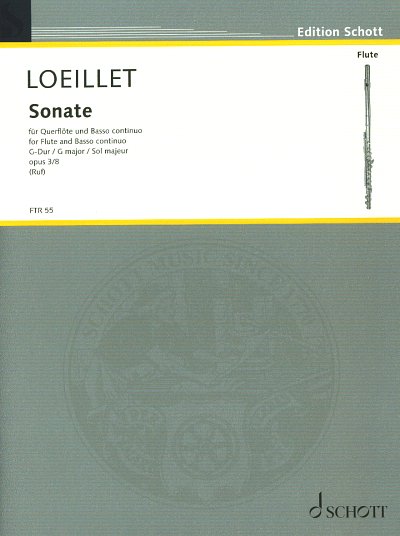 J.-B. Loeillet: Sonate G-Dur op. 3/8, FlBc (Pa+St)