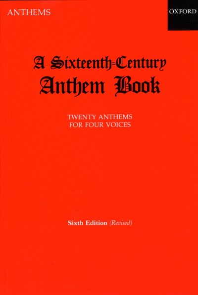 A Sixteenth-Century Anthem Book