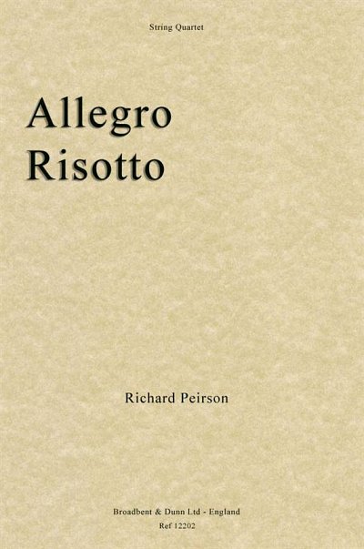 Allegro Risotto, 2VlVaVc (Pa+St)