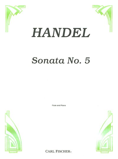G.F. Händel: Sonata No. 5 in F Major, FlKlav (KASt)