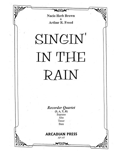 Brown Nacio Herb + Freed A. R.: Singin' In The Rain