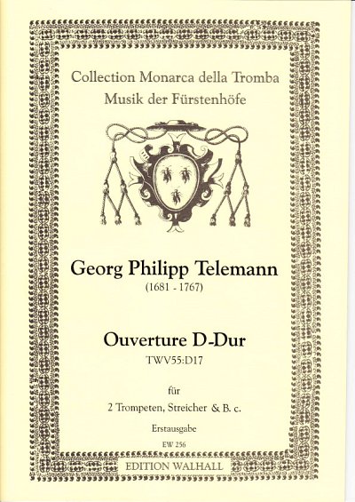 G.P. Telemann: Ouverture D-Dur, 2TrpStrBC (Part.)