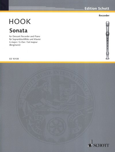 J. Hook: Sonate G-Dur , Sbfl/VlKlav