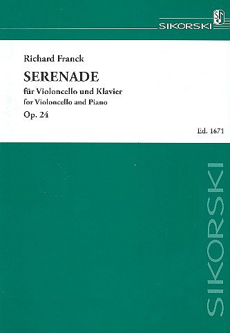Franck Richard: Serenade Op 24 - Vc Orch Klassik Edition