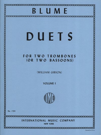 O. Blume: Duets 1
