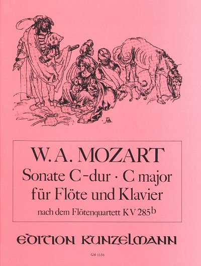 W.A. Mozart: Sonate für Flöte C-Dur, FlKlav (KlavpaSt)