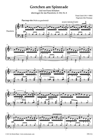 DL: F. Liszt: Gretchen am Spinnrade, Klav