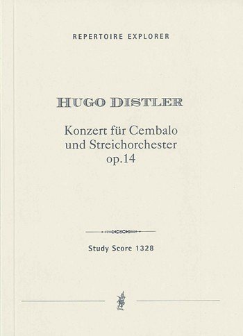 H. Distler: Konzert op.14 für Cembalo und St, CembStro (Stp)