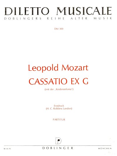 L. Mozart: Cassatio ex G mit der 