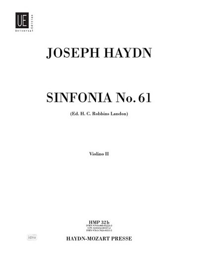 J. Haydn: Sinfonia Nr. 61 D-Dur Hob. I:61, Sinfo (Vl2)