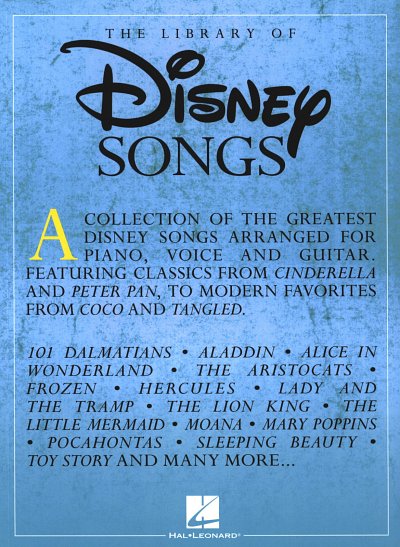 The Library of Disney Songs, GesKlaGitKey (Sb)