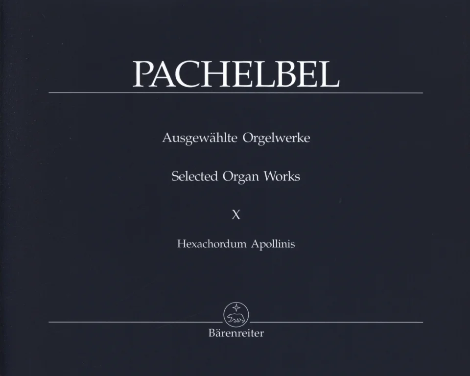 J. Pachelbel: Hexachordum Apollinis und Arietta F-Dur, , Org (0)