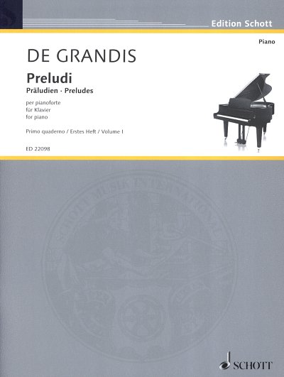 R. de Grandis: Preludi, Klavier