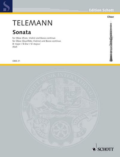 DL: G.P. Telemann: Sonata B-Dur, Ob/FlVlBc