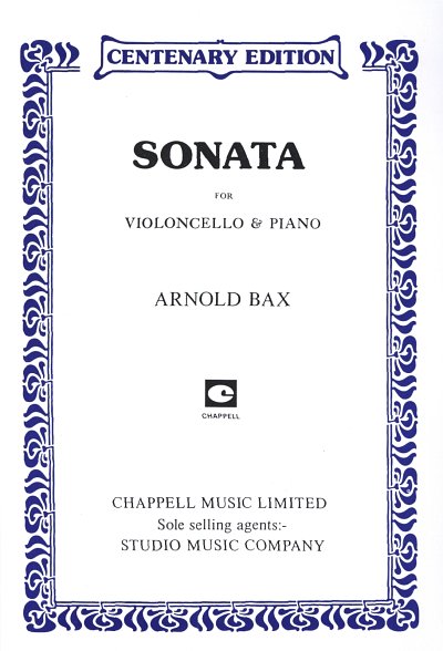 A. Bax: Sonata, VcKlav (KlavpaSt)