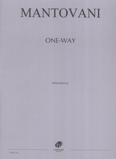 B. Mantovani: One-Way, Vc