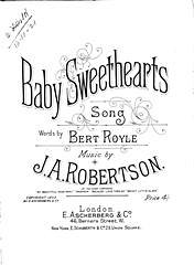 J. A. Robertson, Bert Royle: Baby Sweethearts