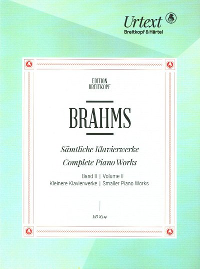 J. Brahms: Sämtliche Klavierwerke 2, Klav