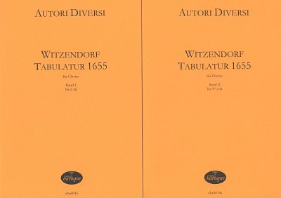 J. Jacobi: Witzendorf Tabulatur 1655 1+2, CmbOrgKlv (2N)